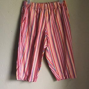 Striped capris